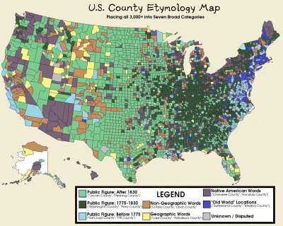 Lifelike - #geografia #usa #etymologia #mapy #kartografiaekstremalna #graphsandmaps