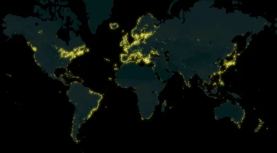 t0ffik - #codziennamapa Mapa występowania latarni na świecie.

 #mapporn #ciekawost...