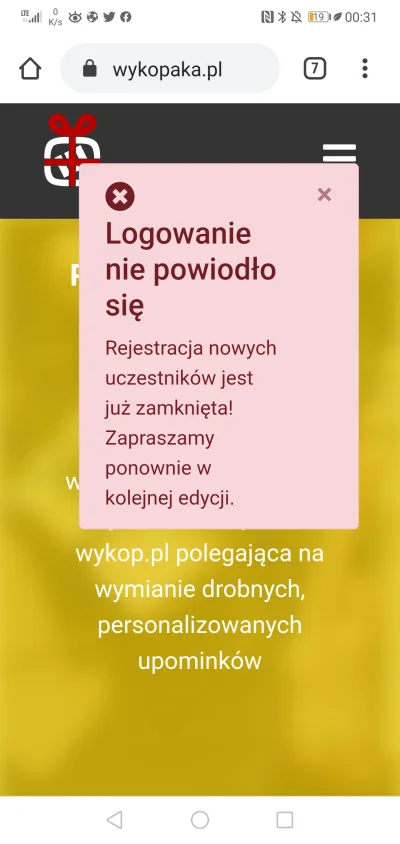 allek86 - #wykopaka @wykoPAKA usuwalem cookies i teraz po zalogowaniu nie mam dostępu...