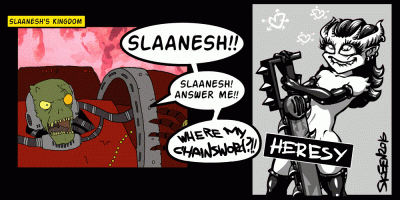 y.....o - #slaanesh #wh40k #warhammer40k #gif #heheszki #hunorobrazkowy