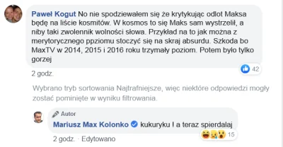 Xtreme2007 - Kolonko już całkiem odwaliło. Albo coś z psychiką albo... #narkotykizaws...