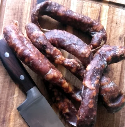 adam-kaszeba - Self made chorizo. 10 dni czekania i znikło w 10 minut, następnym raze...