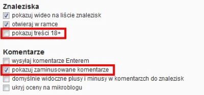 wykop - Dodaliśmy dwie nowe opcje w ustawieniach:

- pokazuj zaminusowane komentarze ...