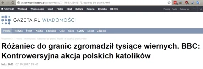 mw55 - A na gazeta.pl czytamy o tym, jak 
 Różaniec do granic zgromadził tysiące wier...