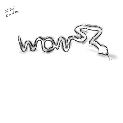 mufex - 35/365 Napis rysunkowy
#365luty #wonsz #mufexrysuje