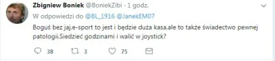 And7 - "Zibi" znów pokazał swoją głupotę ( ͡° ͜ʖ ͡°) "HUR DURR TYLKO PRWDZIWY SPORT I...