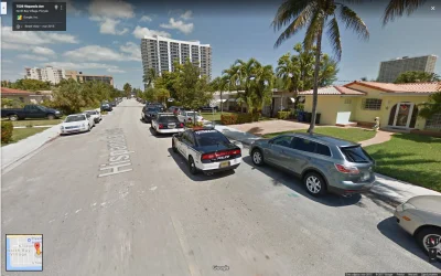 Pan_pajonk - Znalazłem na street view akcję policyjną w Miami klik ( ͡° ͜ʖ ͡°)
#stre...