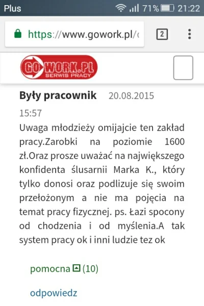 Necrofon - Właśnie dla takich opinii zostały stworzone te strony
#pracbaza #praca #h...