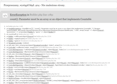 rachelowsky - @rachelowsky: Mam taki problem w Laravelu.

ErrorException in Builder...