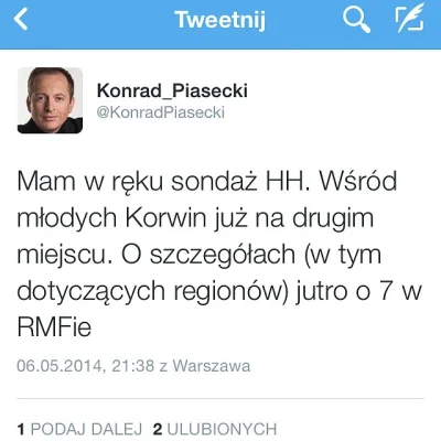 k.....k - Jakiś dobry sondaż jutro się szykuje:)

#jkm #korwin #krul #knp #polityka #...