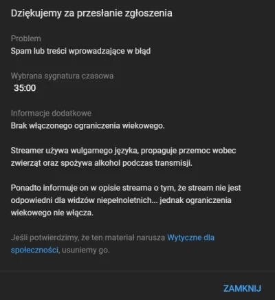 Balwanekiplatki_sniegu - Może w końcu "zgłaszanie" na YouTube działa poprawnie ( ͡° ͜...