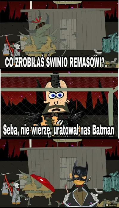 Rudymetal - #kapitanbomba 
#wykopobrazapapieza 
#batman
#heheszki
#humorobrazkowy...