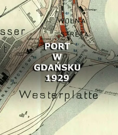 llllllllllllllllllllllllO - Port w Gdańsku. 1929. Interaktywna mapa nałożona na mapę ...