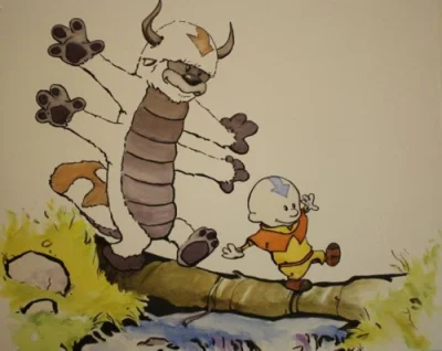 Czerw2 - #alterart #calvinandhobbes #legendaaanga #avatar