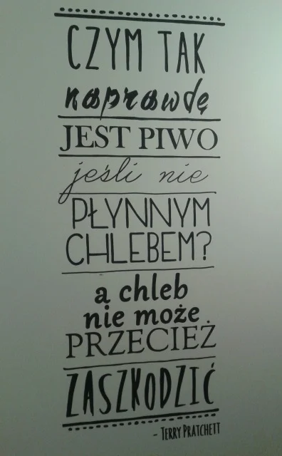 Dusiaklaudusia - Wtorek, wtoreczek, wtorunio ;)

#piwo #chleb #pratchett