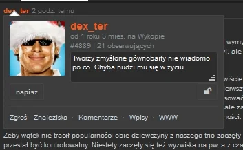 SystemHalted - @dex_ter: No witam. Czułem autentyczne współczucie a teraz czuje się j...