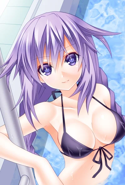 kedzior1916 - #randomanimeshit #choujigengameneptune #neptune #purpleheart #swimsuit ...