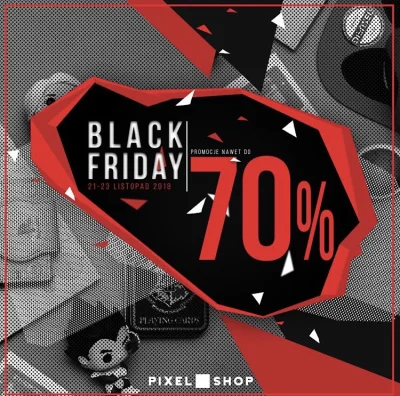 pixelbox - Wpadajcie na #blackfriday w naszym wykonaniu! #pixelday #pixelbox #gadzety