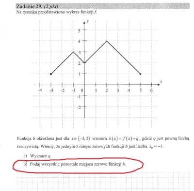 e.....r - Jeżeli w podpunkcie b) podałem -1, 1 i 3 to będą dwa punkty czy jeden? Bo w...