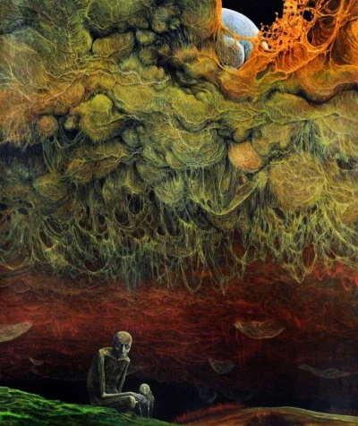 Eyes_only - 1976 - #beksinski #malarstwo #sztuka