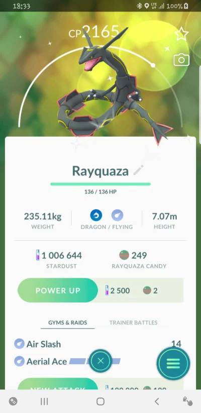 Trihexa666 - Wreszcie wczoraj wpadła mi shiny Rayquaza po 103 rajdach.
SPOILER
#pok...