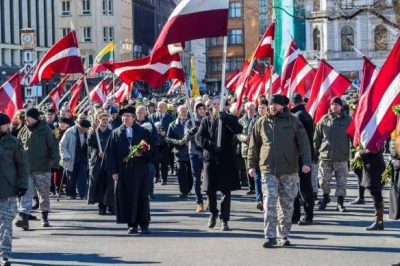 PatologiiZew - 16 marca w Rydze odbył się tradycyjny marsz z okazji „Dnia Legionistów...