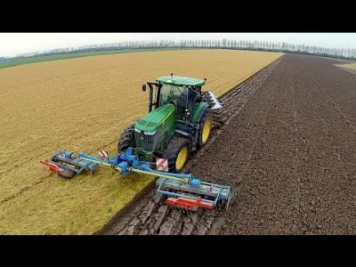 anonim1133 - Oranie i bronowanie za jednym przejazdem | John Deere 7280R / Lemken Zir...