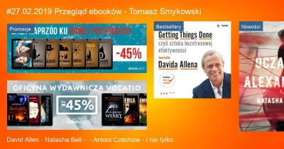 tomaszs - Mirkobooki 2019-02-27 ( ͡° ͜ʖ ͡°) 

Przegląd ebooków 27.02.2019. Dowiedz ...