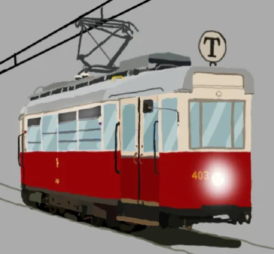Tr8025 - Wesołych świąt! Z tej okazji wrzucam rysunek Berlinki, wagonu typu K który p...