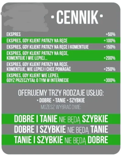 Verbatino - Pan stolarz stosuje jedynie słuszny cennik. 
Szanuję! ( ͡° ͜ʖ ͡°)