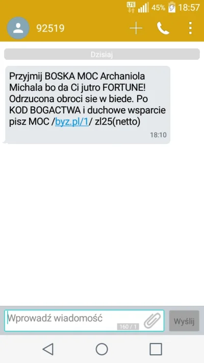 Kacman90 - #heheszki #sms #spam #telefony #michalarchaniol
Wysylac czy nie ? kasa i w...