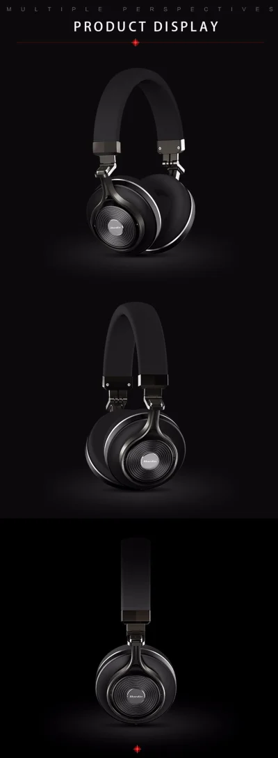 eternaljassie - Wysokiej jakości słuchawki bluetooth 4.1 z mikrofonem i slotem na kar...