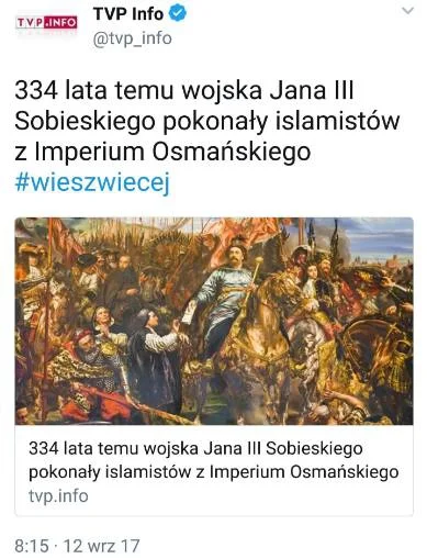 NapalInTheMorning - Odparcie ISLAMISTÓW pod Wiedniem.

Największe polskie zwycięstw...