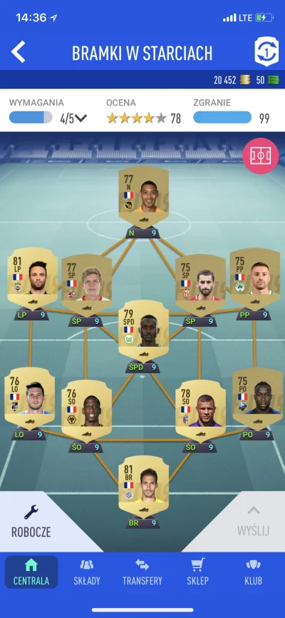 cichun - #fifa19 jak poprawić zgranie z 99 na 100 w ostatnim sbc z Hybryd Ligowych?