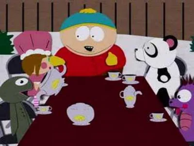 C.....w - Pamiętam jak Cartmanowi #!$%@?ło i zrobił herbatkowe przyjęcie w ogrodzie d...