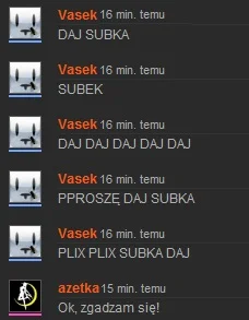 Vasek - @Fheat: WCALE NIE. ONA JEST PO PROSTU MIŁA.