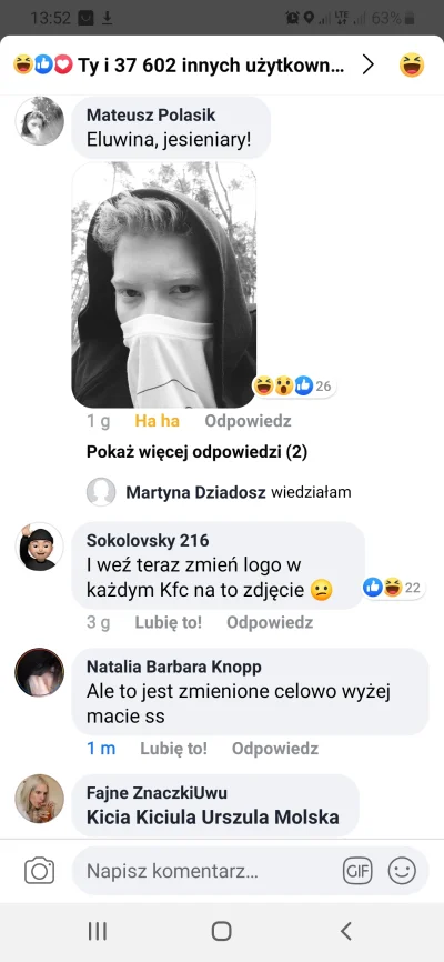 michgur - @kseroboy: hasło KFC1234 XD