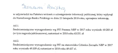 WatchdogPolska - Narodowy Bank Polski odpowiedział na nasze pytania dotyczące wynagro...