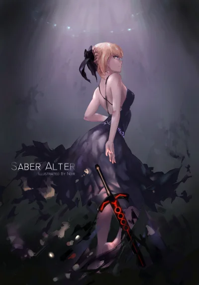 LlamaRzr - #randomanimeshit #fate #fatehollowataraxia #saber #saberalter #artoriapend...