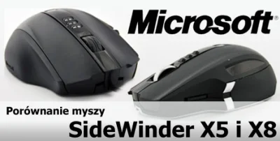 youpc - #porownanie myszy dla gracza #microsoft #sidewinder X5 i X8 - zobacz konieczn...