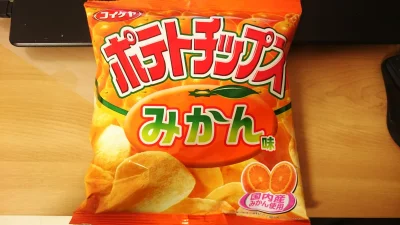 sadako - czo te śmieszki japończyki XD
chipsy mandarynkowe wypuścili. do tego z tej ...