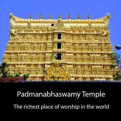 Jbl33 - @mk321: Złote a skromne ... Padmanabhaswamy Temple
