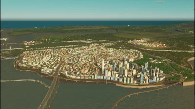 U.....r - Nowe miasto, zbudowane trochę przypadkiem, kiedy testowałem DLC Snowfall. W...