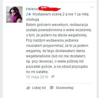 vertoo - FB jakieś restauracji .. Nie wiem czemu, ale mam dziwne przeczucie że pani w...