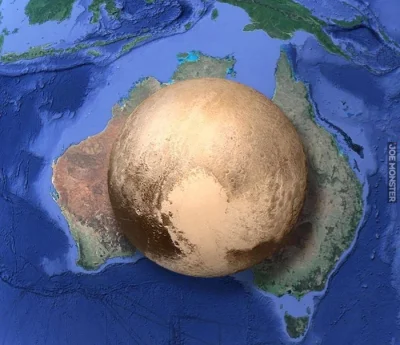 p.....r - #ciekawostki #pluton #kosmos #podpnaneta
Pluton vs Australia