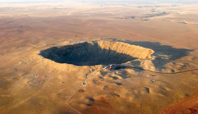 ColdMary6100 - Ten krater meteorytowy znajduje się na obszarze stanu Arizona w Stanac...