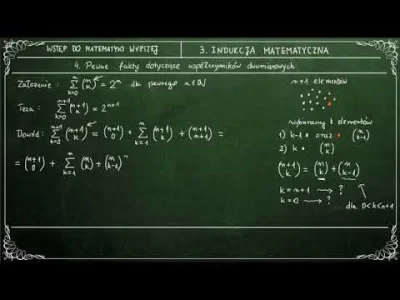 k.....h - Coś o dwumianie Newtona: 
O tym, że kolejne wiersze trójkąta Pascala sumuj...