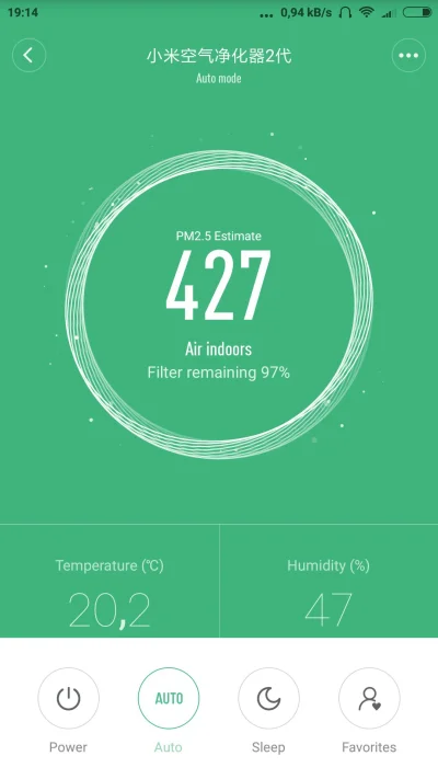 hatterka - #xiaomi #airpurifier chyba nie lubi jak lutuje (ʘ‿ʘ) cały czas było na 10 ...