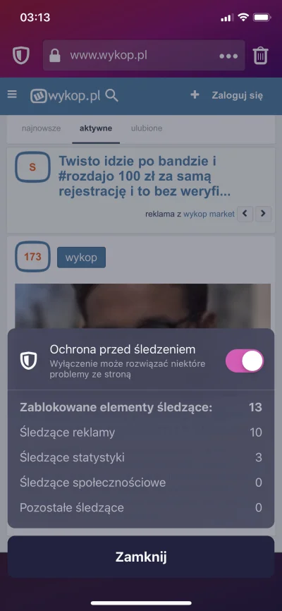 light3n - Zainstalowałem sobie na smartfonie aplikacje Firefox Focus, która z automat...