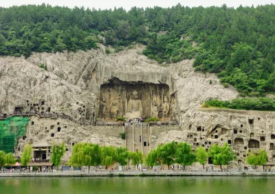 kotbehemoth - Jaskinie Smoczych Wrót (Longmen Grottes). Znane także tako Groty Dziesi...